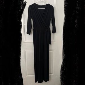 Black Wrap Jumpsuit